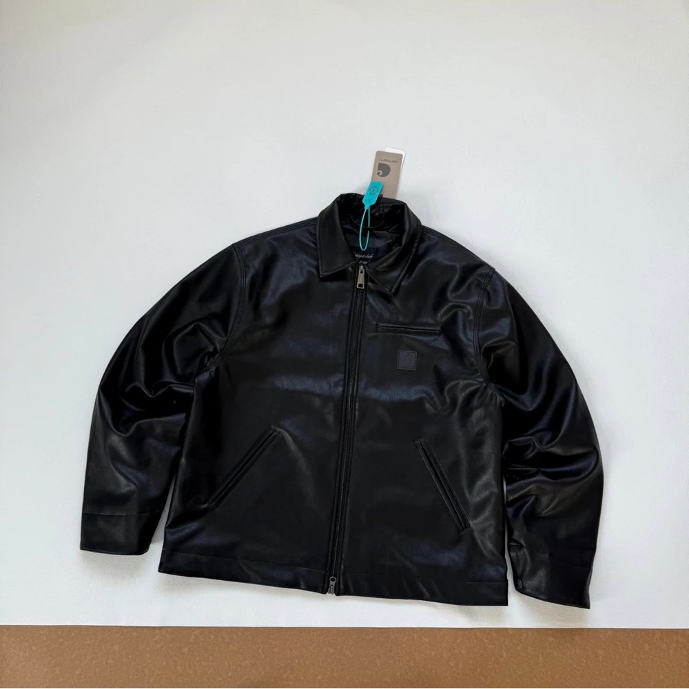 Leather Pu Carhartt WIP Detroit Jacket (Large)